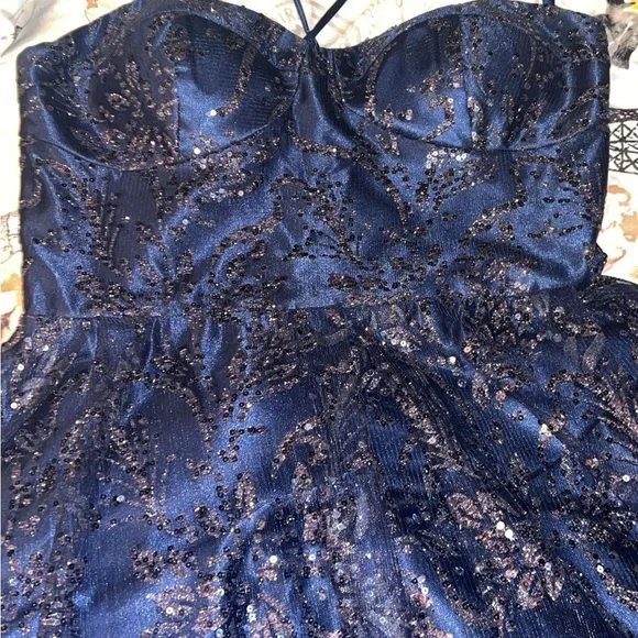 Blondie Nites Midnight Blue Dress Blondie Nites Midnight Blue Dress